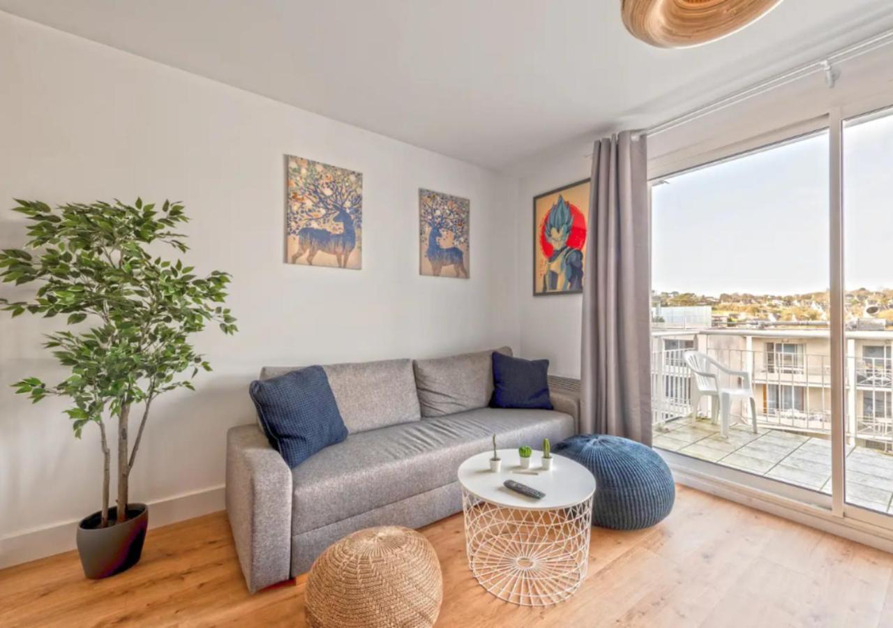 Charmant Appartement Vue Mer - Plougonvelin Exterior foto